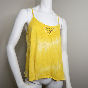 FREE PEOPLE split back cami
